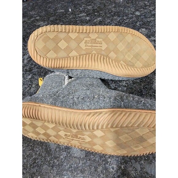 Dearfoams Bootie Slippers Mens Large Heather Gray Brixen Slip On - Picture 7 of 7